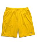 Champion 81622 407q88 Long Mesh Men's Shorts with Pockets - Athletic Grey, 3XL