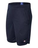 Champion 81622 407q88 Long Mesh Men's Shorts with Pockets - Crimson, XL
