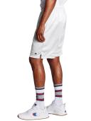 Champion 81622 407q88 Long Mesh Men's Shorts with Pockets - White, L