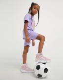 Champion Active Short Salty Purple Repeat Logo Tee & Bike Shorts 6