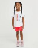 Champion Active Short Salty Purple Repeat Logo Tee & Bike Shorts 6