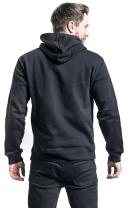 Champion Double Logo Tape Insert Cotton Terry Hoodie Black - S