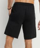 Champion g856h y07689 Men's Classic Jersey Shorts, Big C Logo - Black, 2XL
