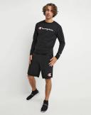 Champion g856h y07689 Men's Classic Jersey Shorts, Big C Logo - Black, L