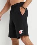 Champion g856h y07689 Men's Classic Jersey Shorts, Big C Logo - Black, M
