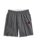 Champion g856h y07689 Men's Classic Jersey Shorts, Big C Logo - Granite Heather, S