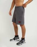 Champion g856h y07689 Men's Classic Jersey Shorts, Big C Logo - Granite Heather, S
