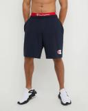 Champion g856h y07689 Men's Classic Jersey Shorts, Big C Logo - Granite Heather, S