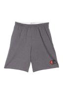 Champion g856h y07689 Men's Classic Jersey Shorts, Big C Logo - Granite Heather, XL