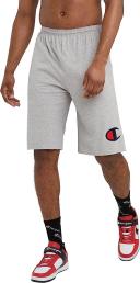 Champion g856h y07689 Men's Classic Jersey Shorts, Big C Logo - Oxford Grey, 2XL