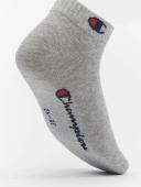 Champion Grey / White / Black 3pk Quarter Socks