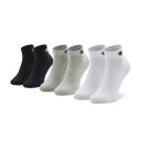 Champion Grey / White / Black 3pk Quarter Socks