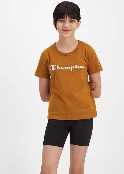 Champion Junior Script Short Sleeve Tee - Golden Slam