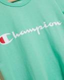 Champion Junior Script Short Sleeve Tee - Mint Frostini