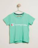 Champion Junior Script Short Sleeve Tee - Mint Frostini