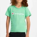 Champion Junior Script Short Sleeve Tee - Mint Frostini
