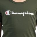 Champion | Kids Script Short Sleeve Tee (Serpentine Green)