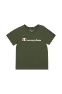 Champion | Kids Script Short Sleeve Tee (Serpentine Green)