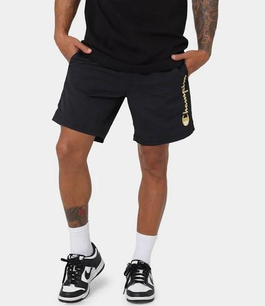 Champion LFS Nylon Shorts Black/Gold