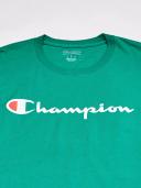 Champion Men's Classic Jersey Tee, Script Logo - Kelly Green, S