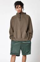 Champion Men's Long Mesh Short with Pockets, Dark Green, X-Large