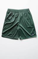 Champion Men's Long Mesh Short with Pockets, Dark Green, X-Large