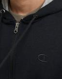 Champion Men's Powerblend Fleece Full-Zip Hoodie 3X-Large Black