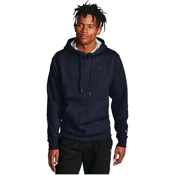 Champion Men's Powerblend Fleece Pullover Hoodie S0889 407D55 Navy