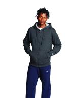 Champion Men's Powerblend Fleece Zip Hoodie - Granite Heather