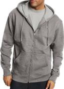 Champion Men's Powerblend Fleece Zip Hoodie - Oxford Gray