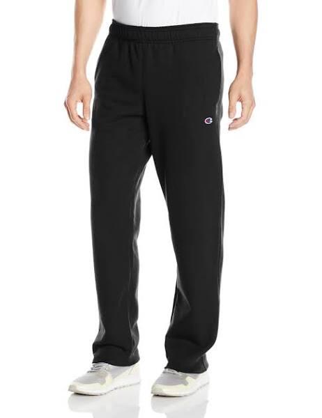 Champion Men's Powerblend Open Bottom Fleece Pant