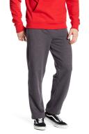 Champion Men's Powerblend Open Bottom Fleece Pant, Granite Heather