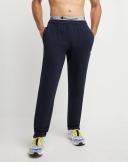Champion Men's Powerblend Open Bottom Fleece Pant, Granite Heather