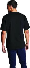 Champion Men's Tee Shirt Black Logo Classic Tee XXL