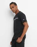 Champion Men's Tee Shirt Black Logo Classic Tee XXL
