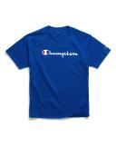 Champion Men's Tee Shirt Blue Classic Tee S