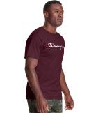 Champion Men's Tee Shirt Maroon Classic Logo Tee XXL