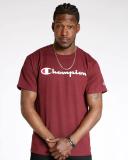 Champion Men's Tee Shirt Maroon Classic Logo Tee XXL