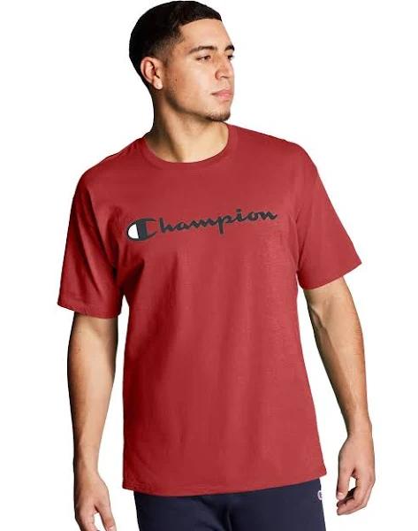 Champion Men's Tee Shirt Scarlet Logo Classic Tee XXL