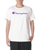 Champion Men's Tee Shirt White Logo Classic Tee 2XL