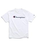 Champion Men's Tee Shirt White Logo Classic Tee L