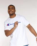 Champion Men's Tee Shirt White Logo Classic Tee L