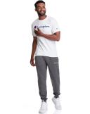 Champion Men's Tee Shirt White Logo Classic Tee L