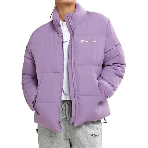 Champion Rochester Athletic Puffer Jacket - Frosted Grape