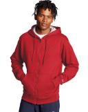 Champion s0891 407d55 Men's Powerblend Fleece Full Zip Jacket - Team Red Scarlet, S