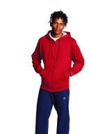 Champion s0891 407d55 Men's Powerblend Fleece Full Zip Jacket - Team Red Scarlet, S