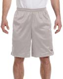 Champion s162 Long Mesh Short with Pockets - Athletic Grey, 2XL