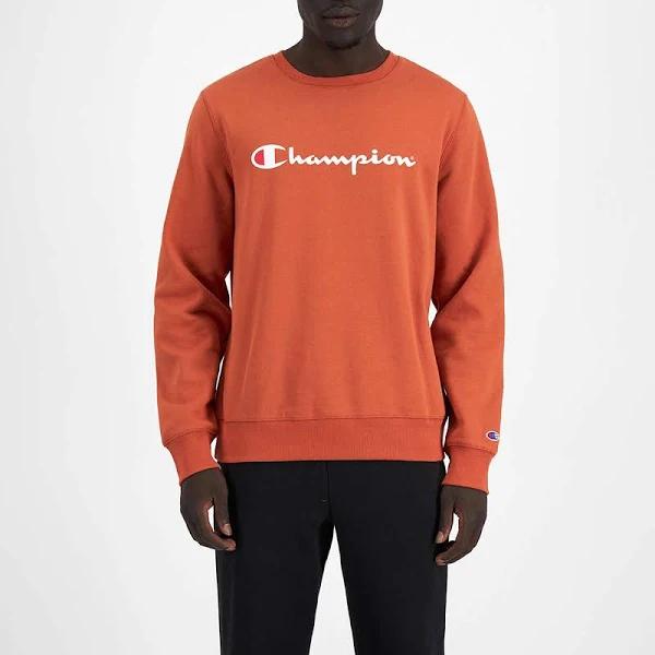 Champion Script Crew in Orange S