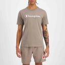 Champion Script Short Sleeve Tee in Beige S