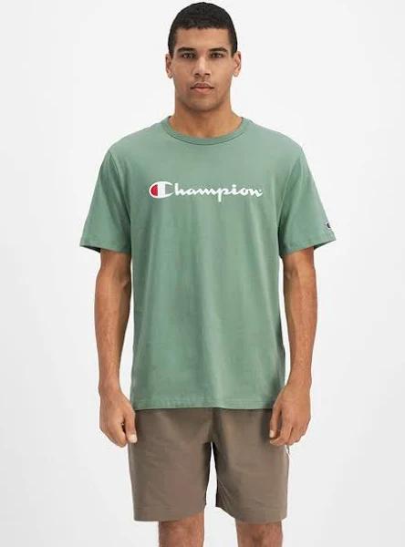 Champion Script Short Sleeve Tee - Outfield